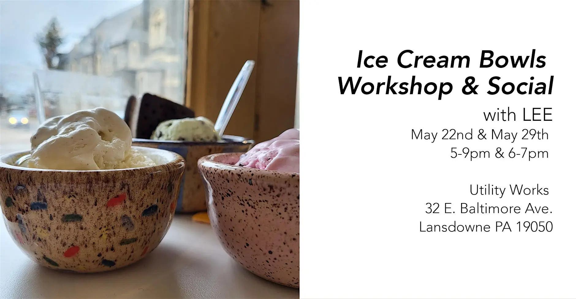 Ice Cream Bowls Workshop & Socials 