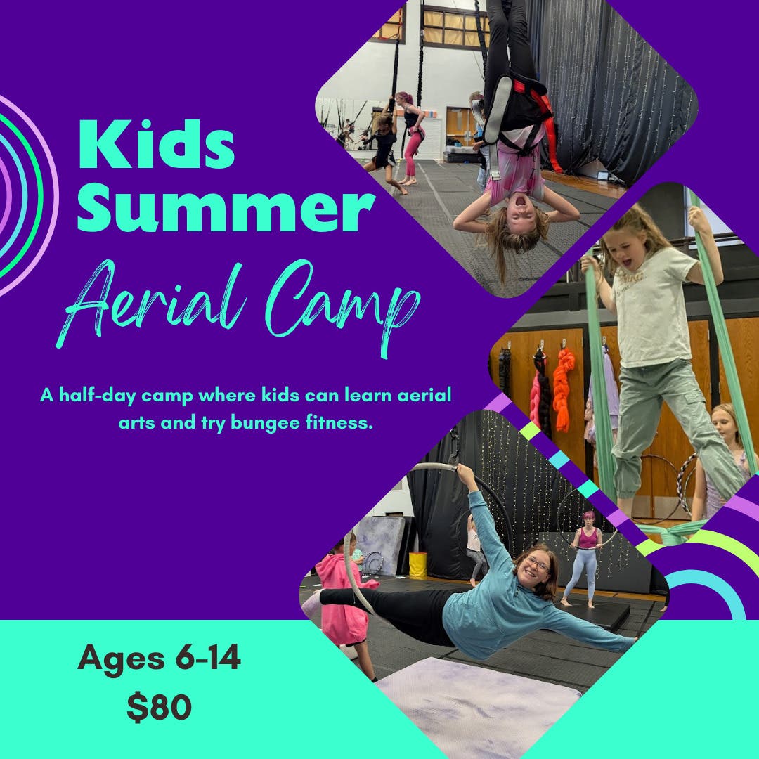 Kids Aerial & Bungee Half Day Summer Camp