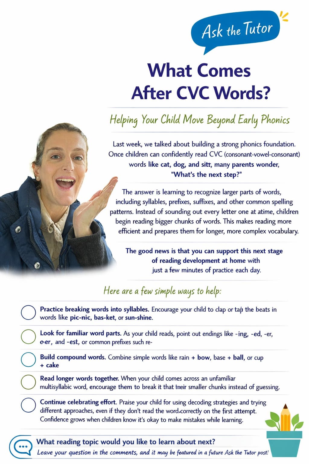 📚 What comes after CVC words?