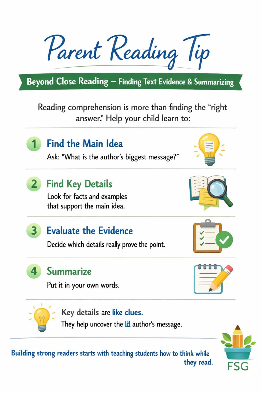 Parent Reading Tip: Beyond Close Reading