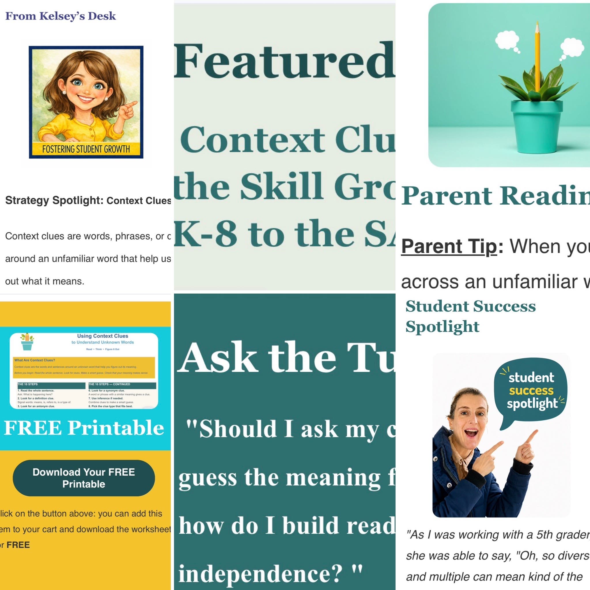 Fostering Student Growth Newsletter Sign Up