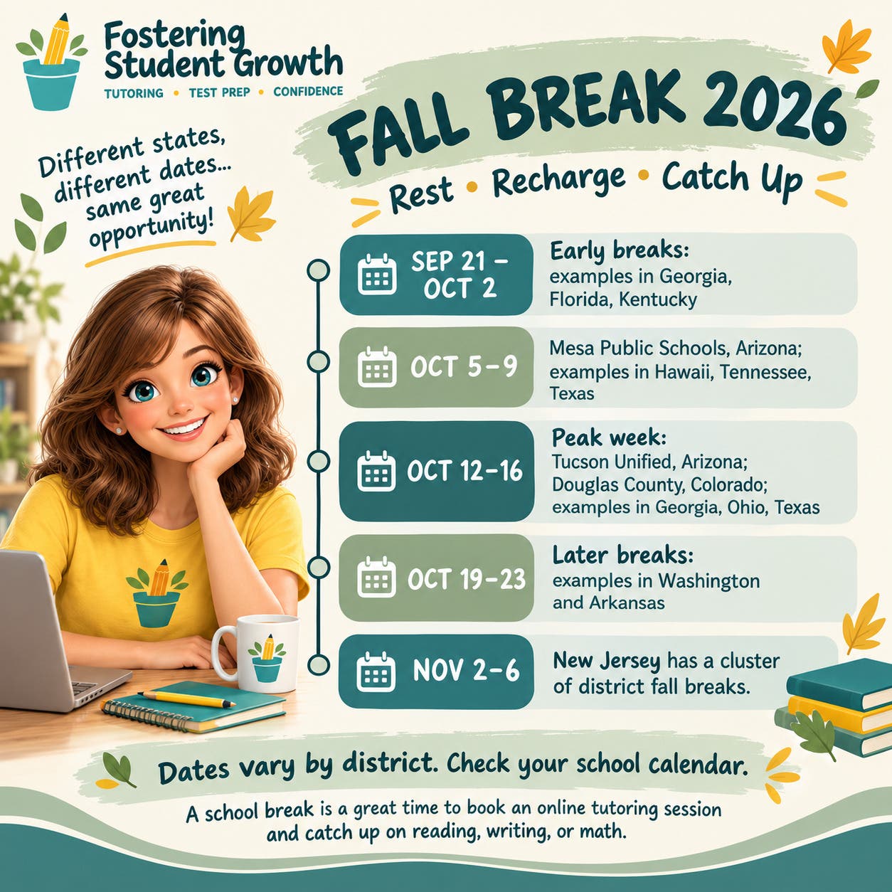 π Massachusetts Families: Make the Most of School Breaks with a Little Learning Support! π