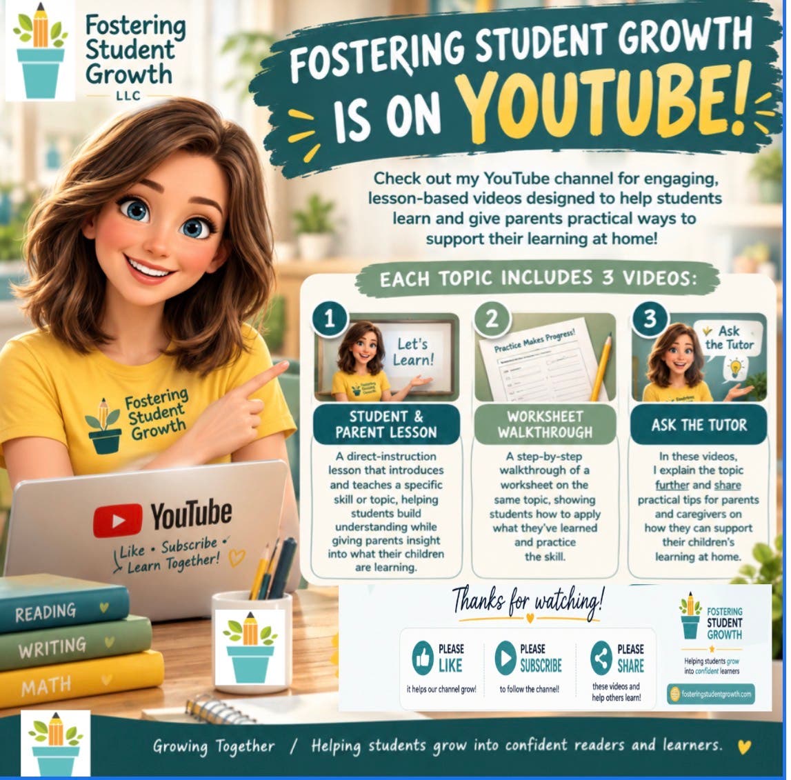 📚🎥 Fostering Student Growth Is Now on YouTube!