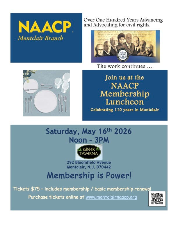 Montclair NAACP Membership Luncheon