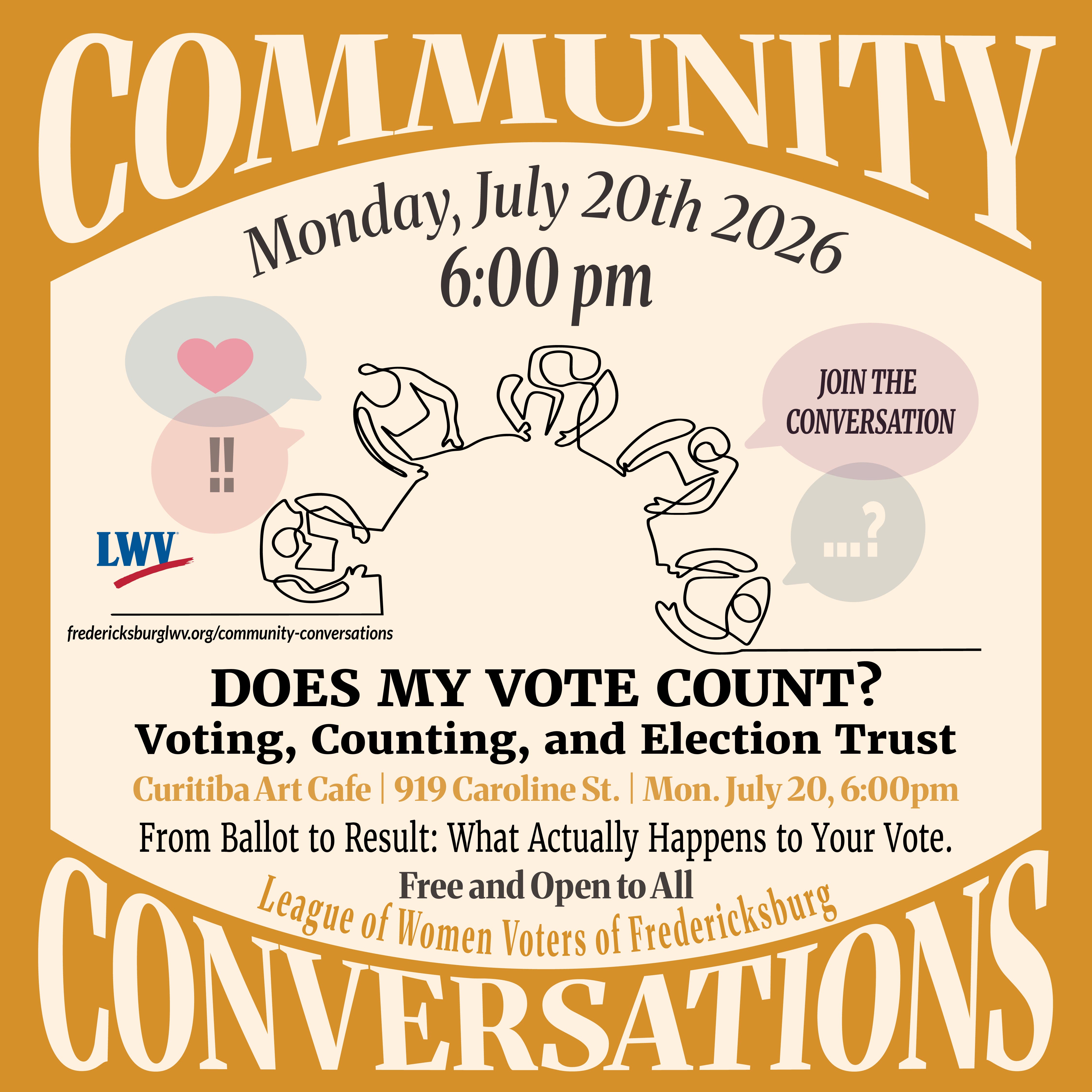 Does My Vote Count? A Conversation About Voting, Counting, and Election Trust