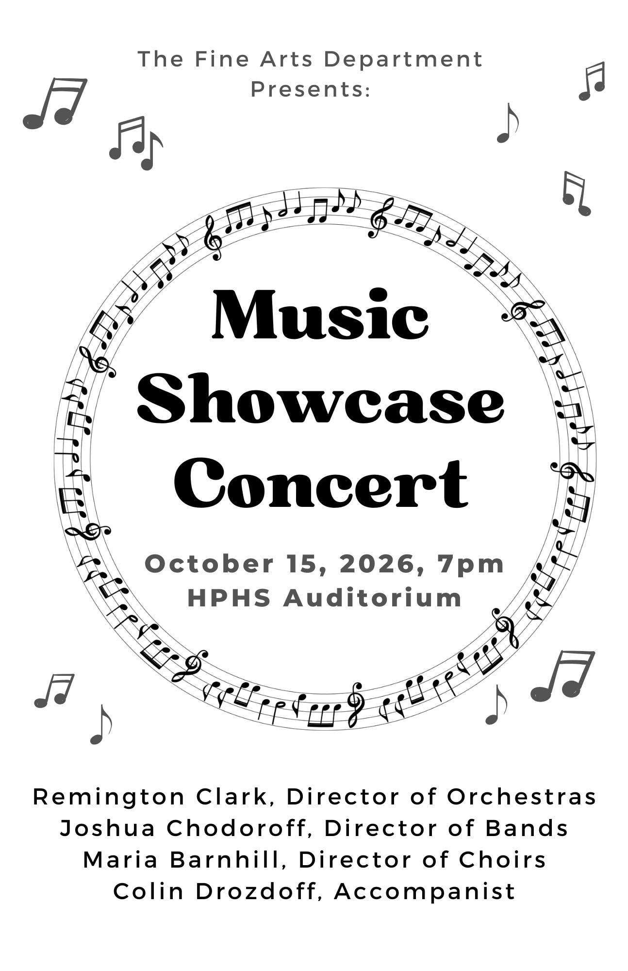 HPHS Music Showcase Concert 2026