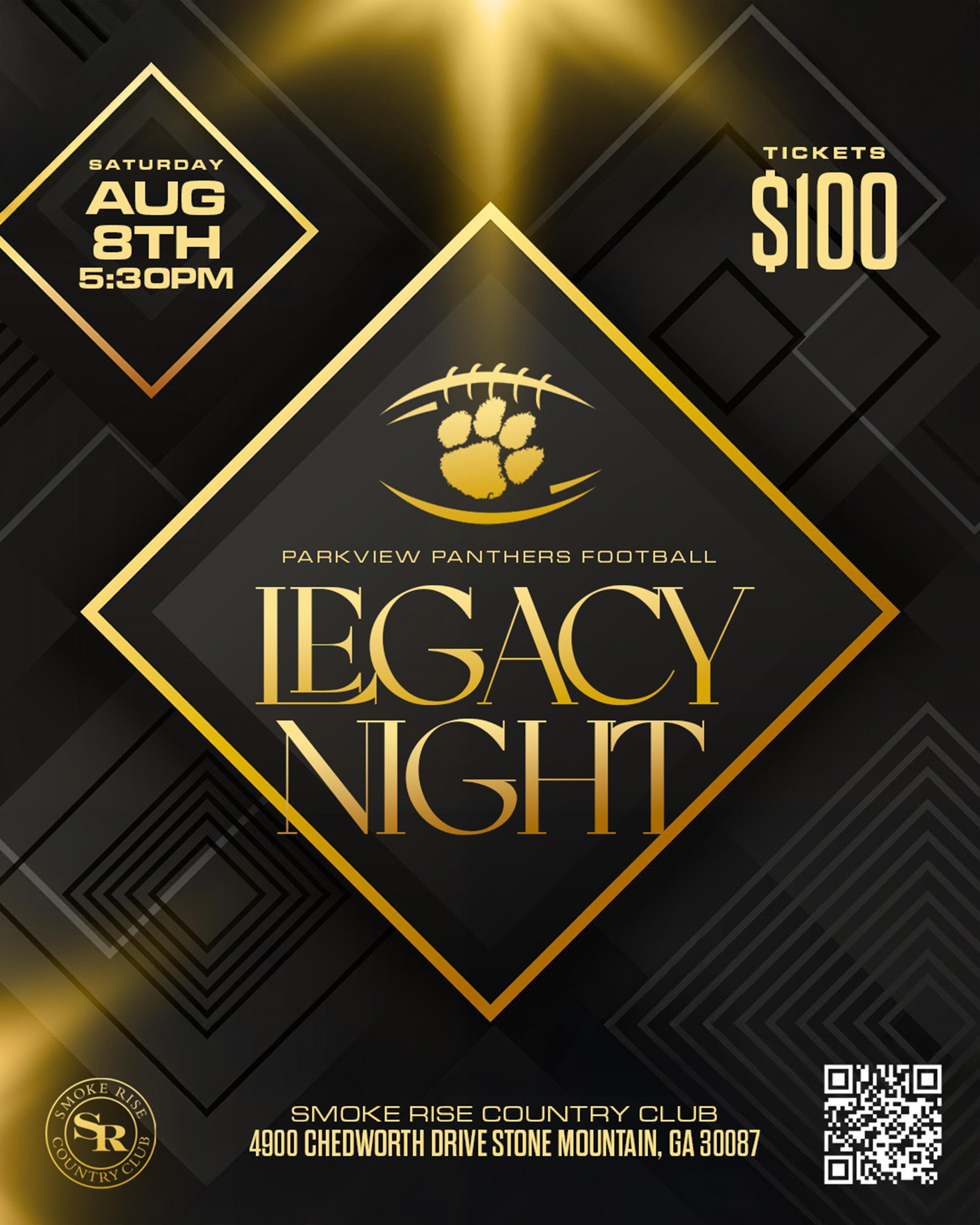 Parkview Panthers Football Legacy Night