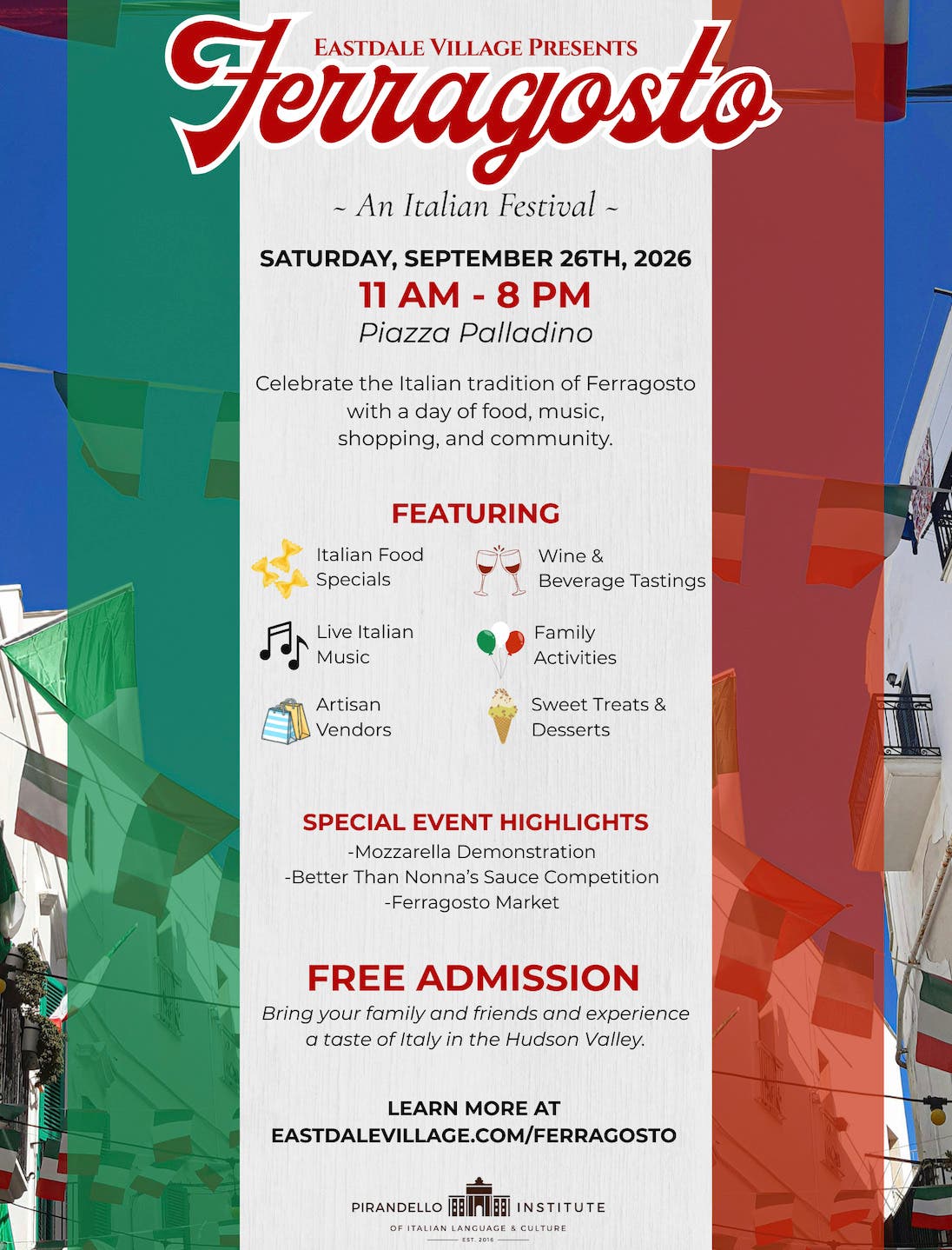 Eastdale Village Brings a Taste of Italy to the Hudson Valley with Ferragosto Celebration