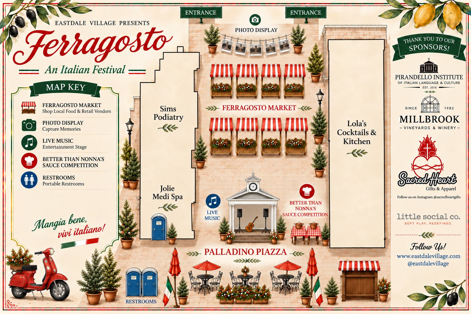 RESCHEDULED TO OCTOBER 3: Eastdale Village Brings a Taste of Italy to the Hudson Valley