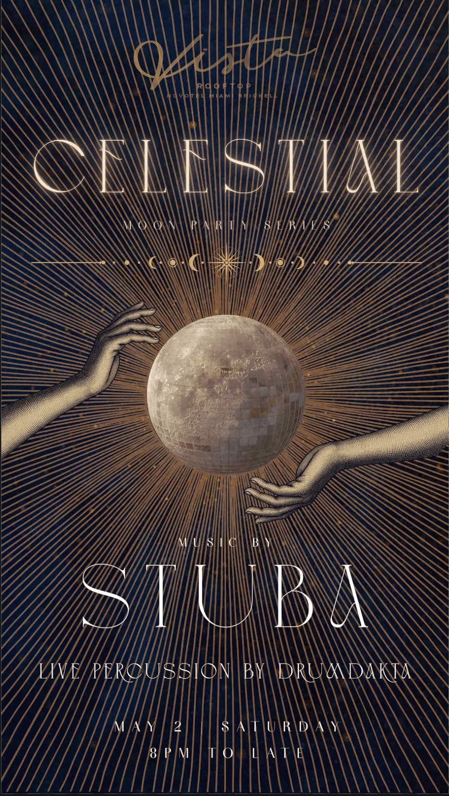 Celestial Moon Party at Vista Rooftop Bar & Lounge