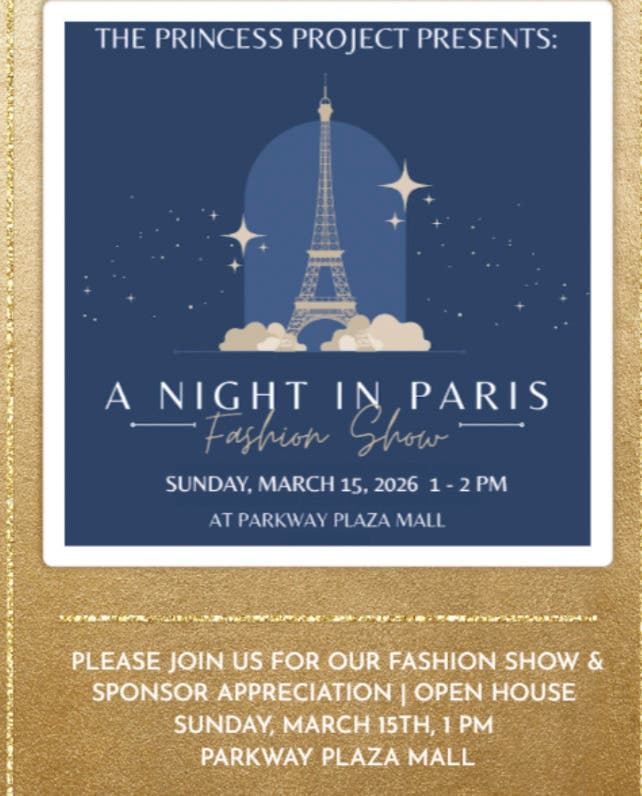 Princess Project Fashion Show at Parkway Plaza