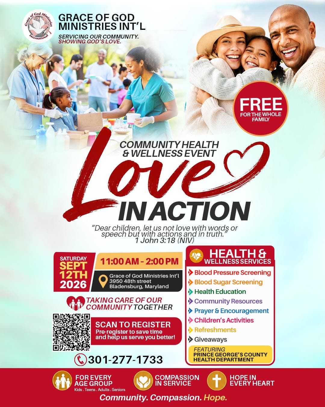 Love In Action Community Health & Wellness Event