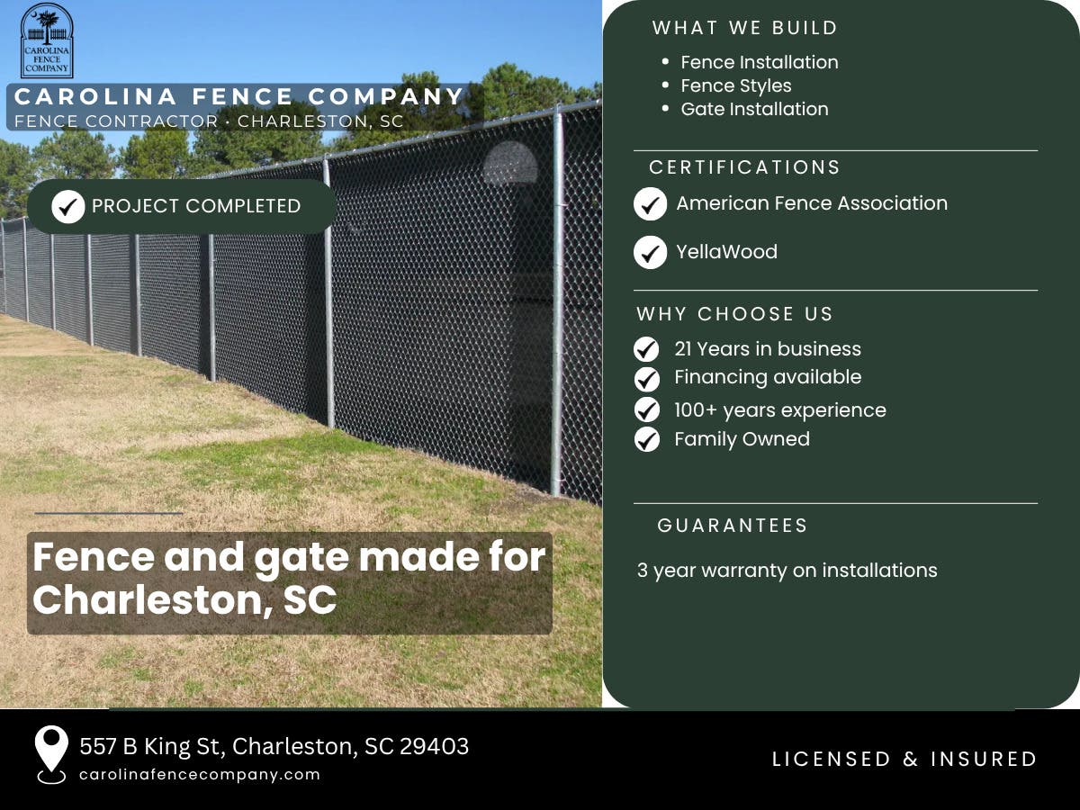 What Charleston Homeowners Should Know About Fence Permits and Property Lines