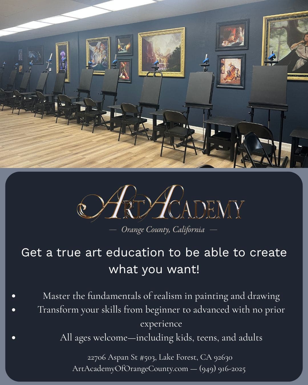 Free Trial at Art Academy of Orange County