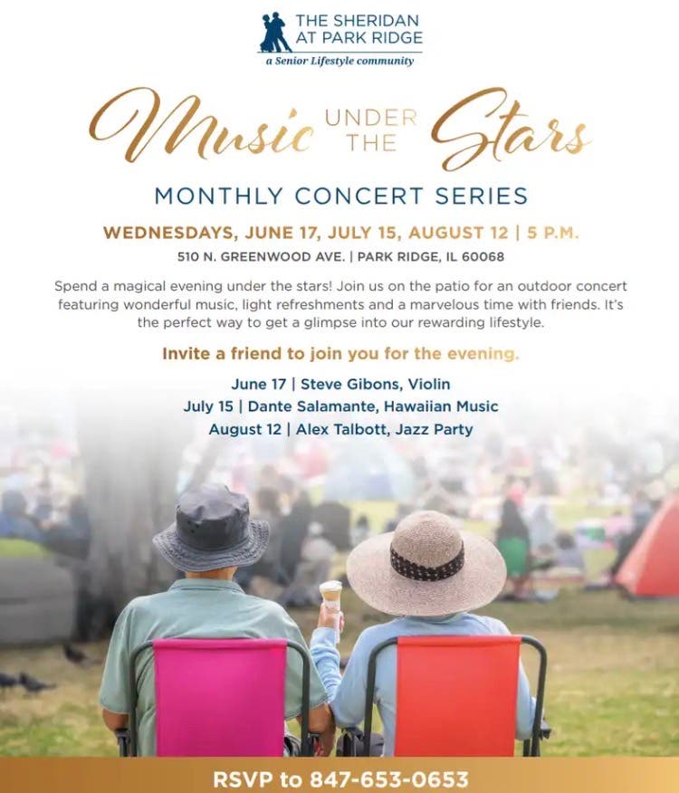 Music Under The Stars Monthly Concert Series