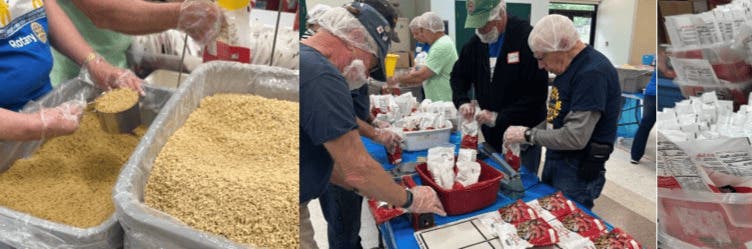 End Hunger Meal Packing Event