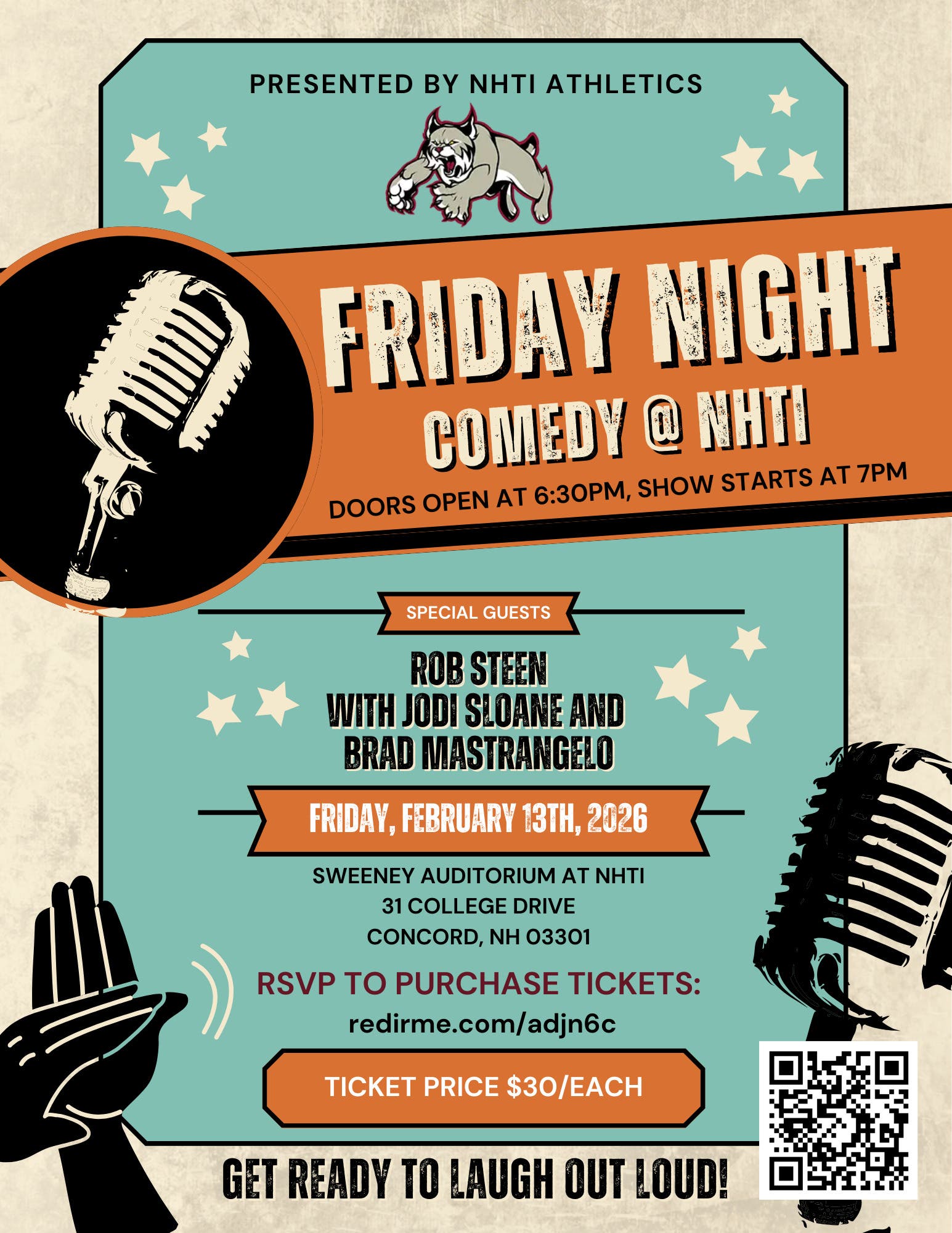 Friday Night Comedy at NHTI hosted by NHTI Athletics