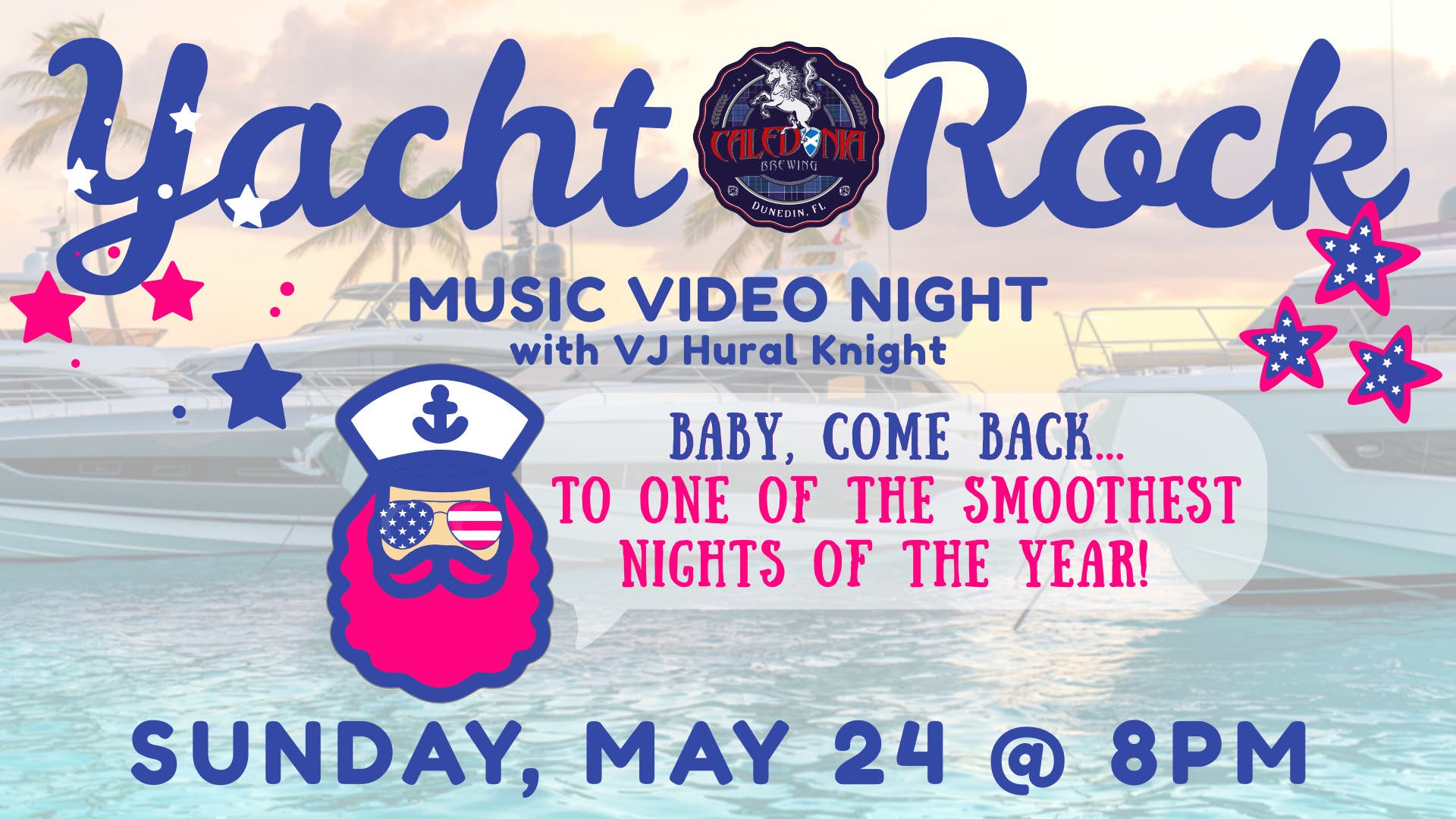 Yacht Rock Music Video Night