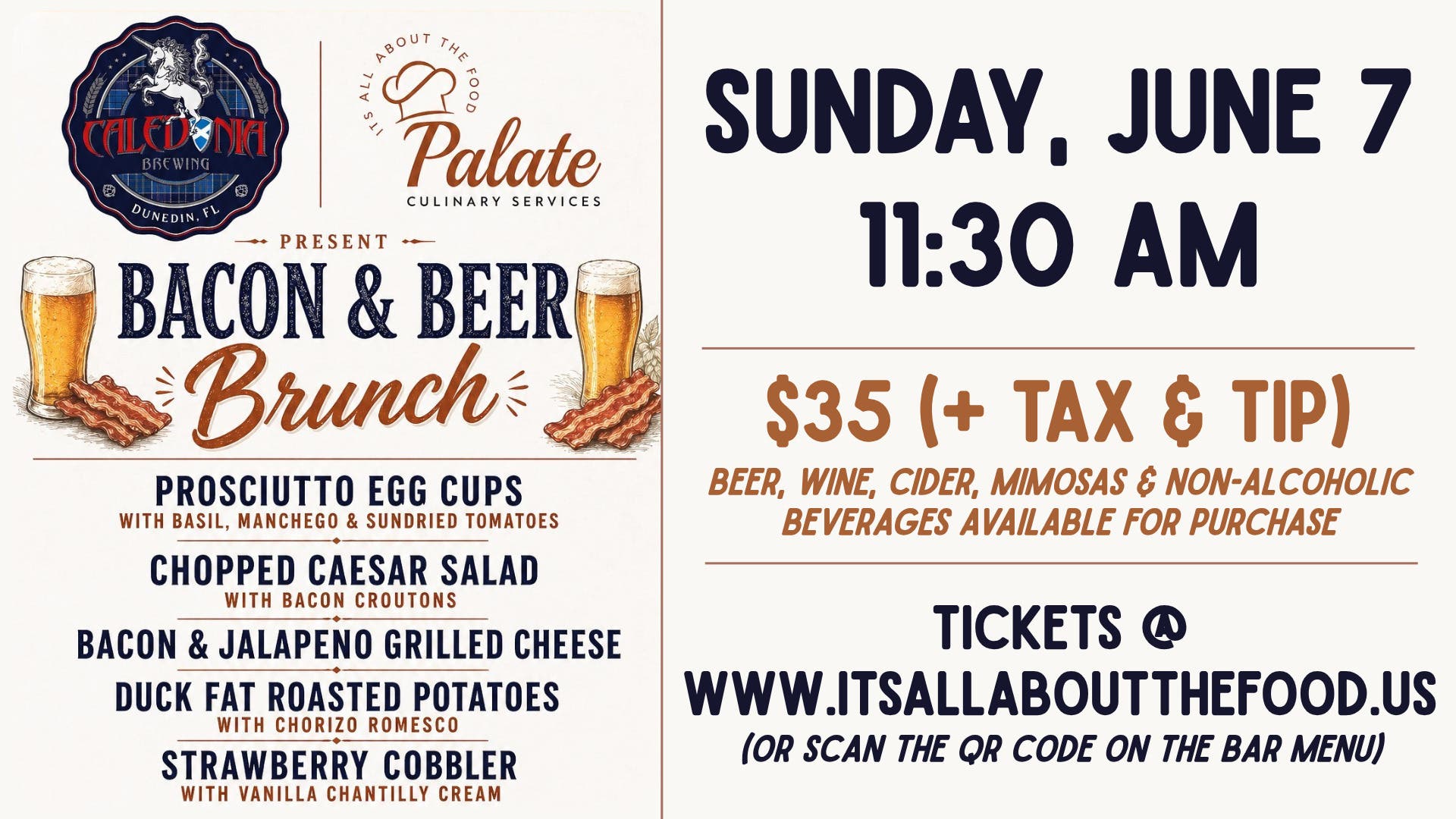 Bacon & Beer Brunch