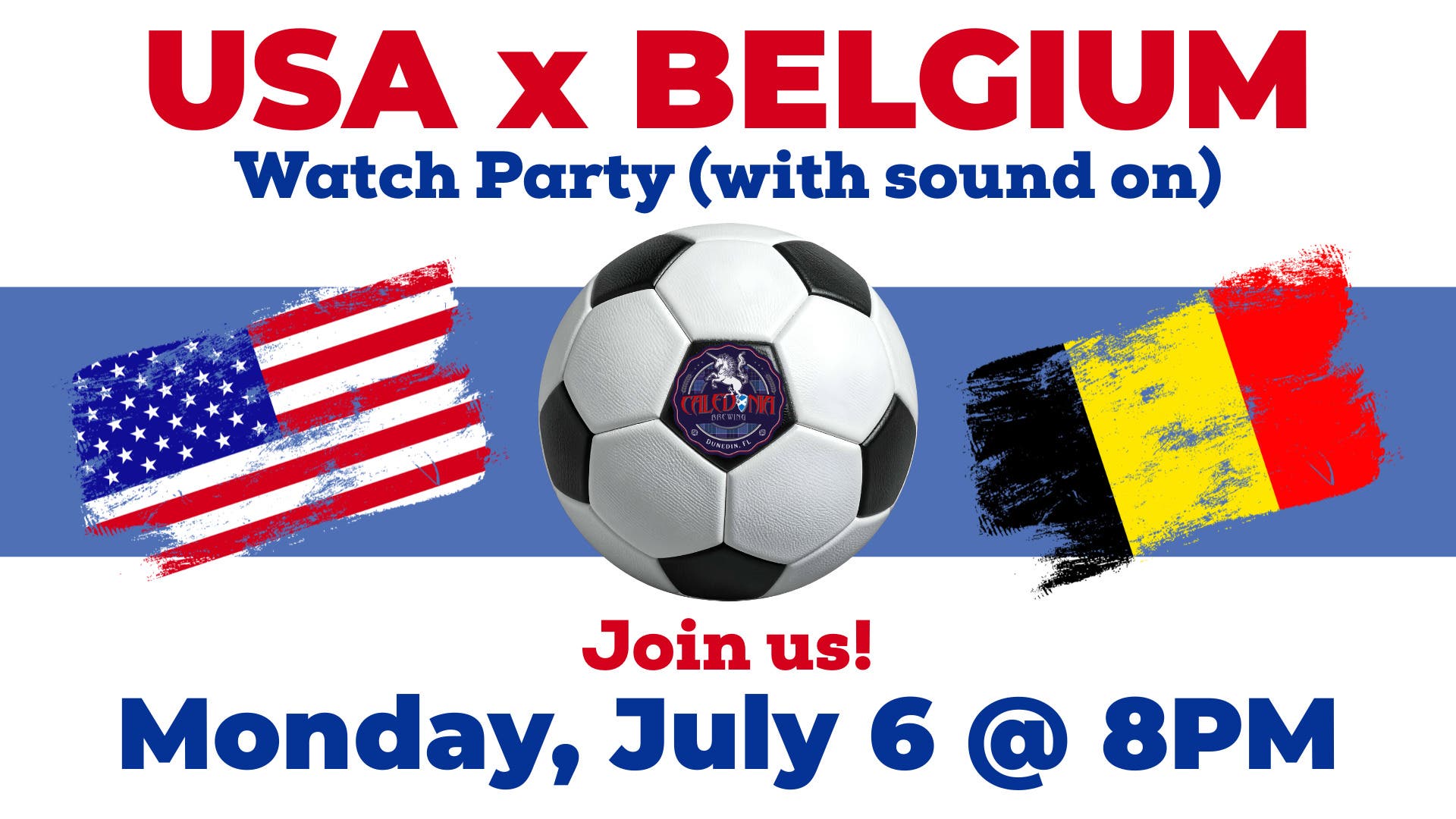 World Cup Watch Party (w/sound on): USA x Belgium