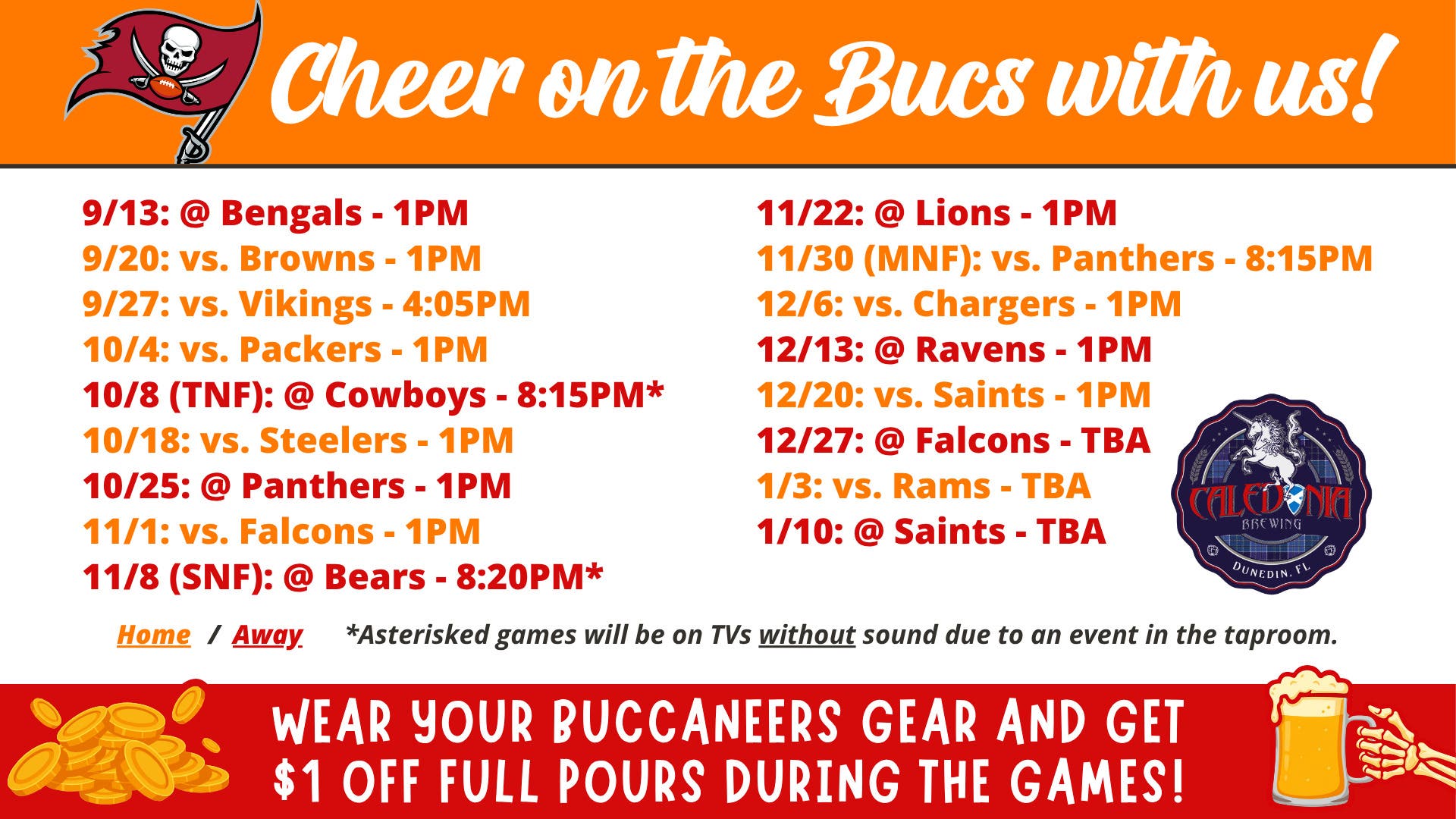 Kicking off Bucs season!