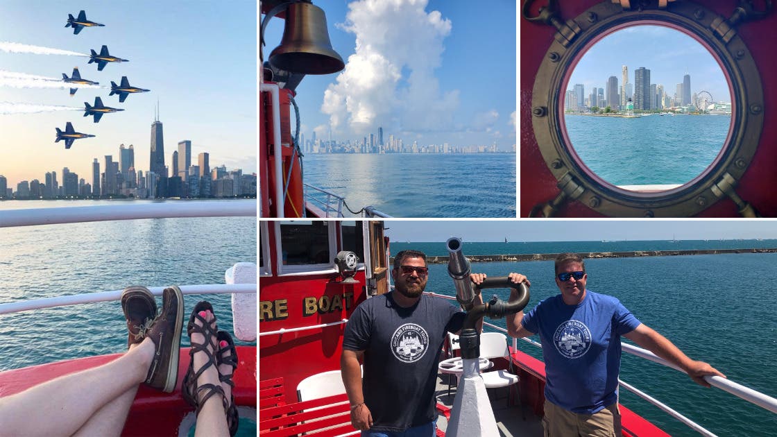 Air & Water Show Cruises with Chicago Fireboat Tours