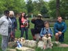 A Pet Pals in the Park event, including this one in 2017, was a staple of many prior Celebrating Seniors weeks. This year's series includes a mural walking tour, a Zumba session, a line dancing class and an improv workshop for older adults. 