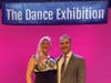 Kathy and Joe DeMaira on stage at The Dance Exhibition. The free event featured six dance schools, including competition teams and recreational students who showcased their talent while contributing to something larger than themselves.