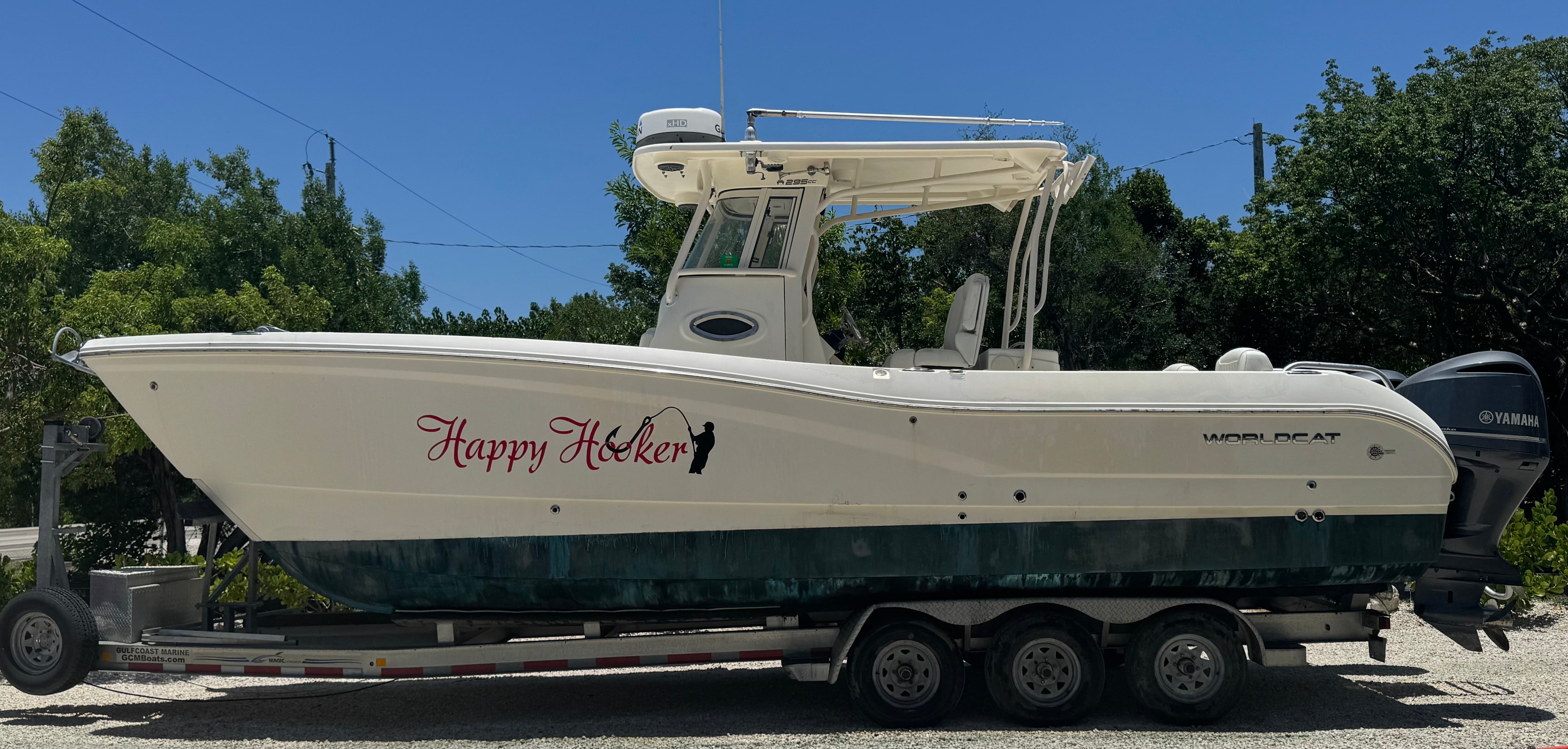 2016 World Cat 295CC with trailer