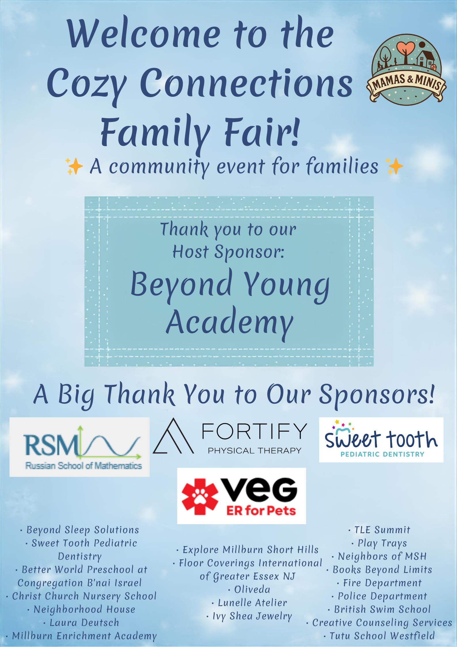 The Mamas and Minis Cozy Connections Family Fair!