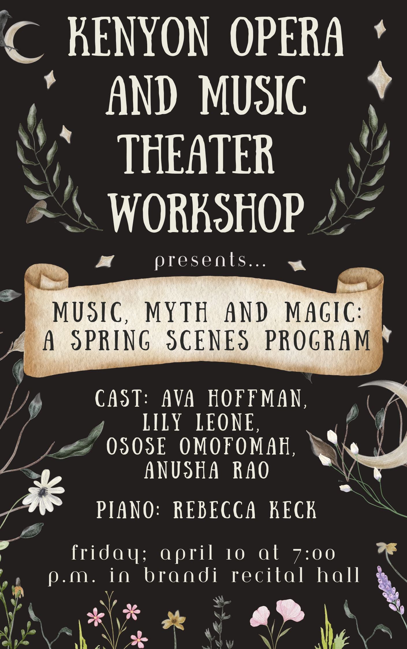 Kenyon Opera and Music Theater Workshop