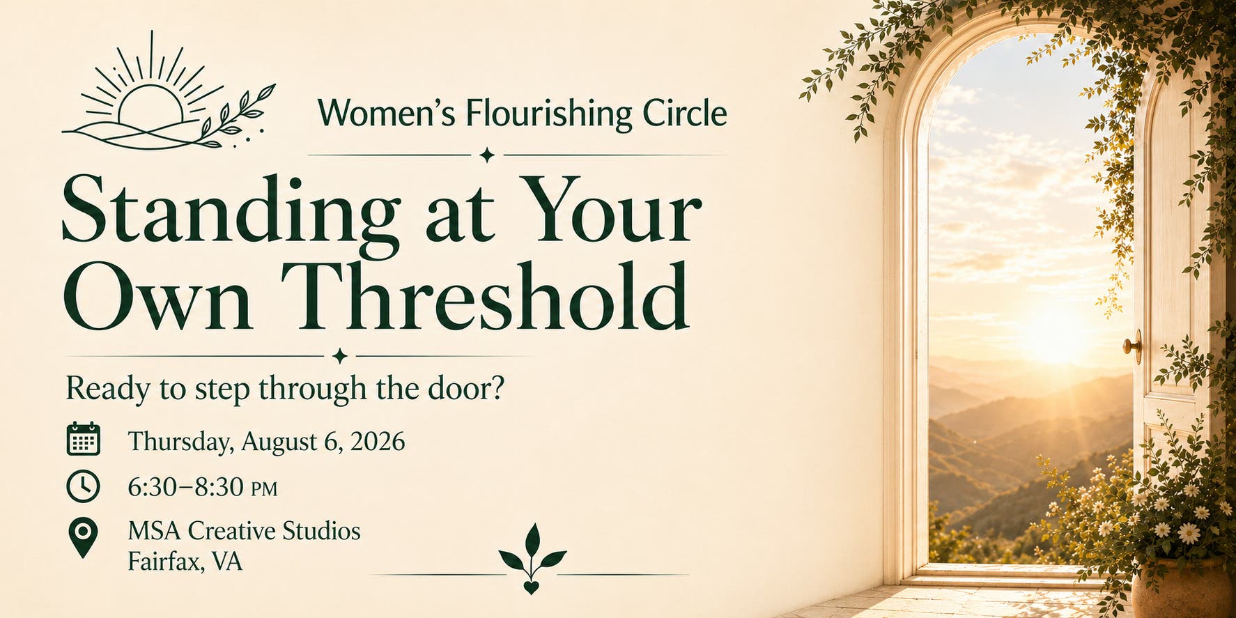 Women's Flourishing Circle: Standing at Your Own Threshold