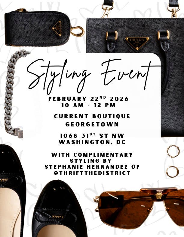 Current Boutique Georgetown Styling Series: Free Personal Styling