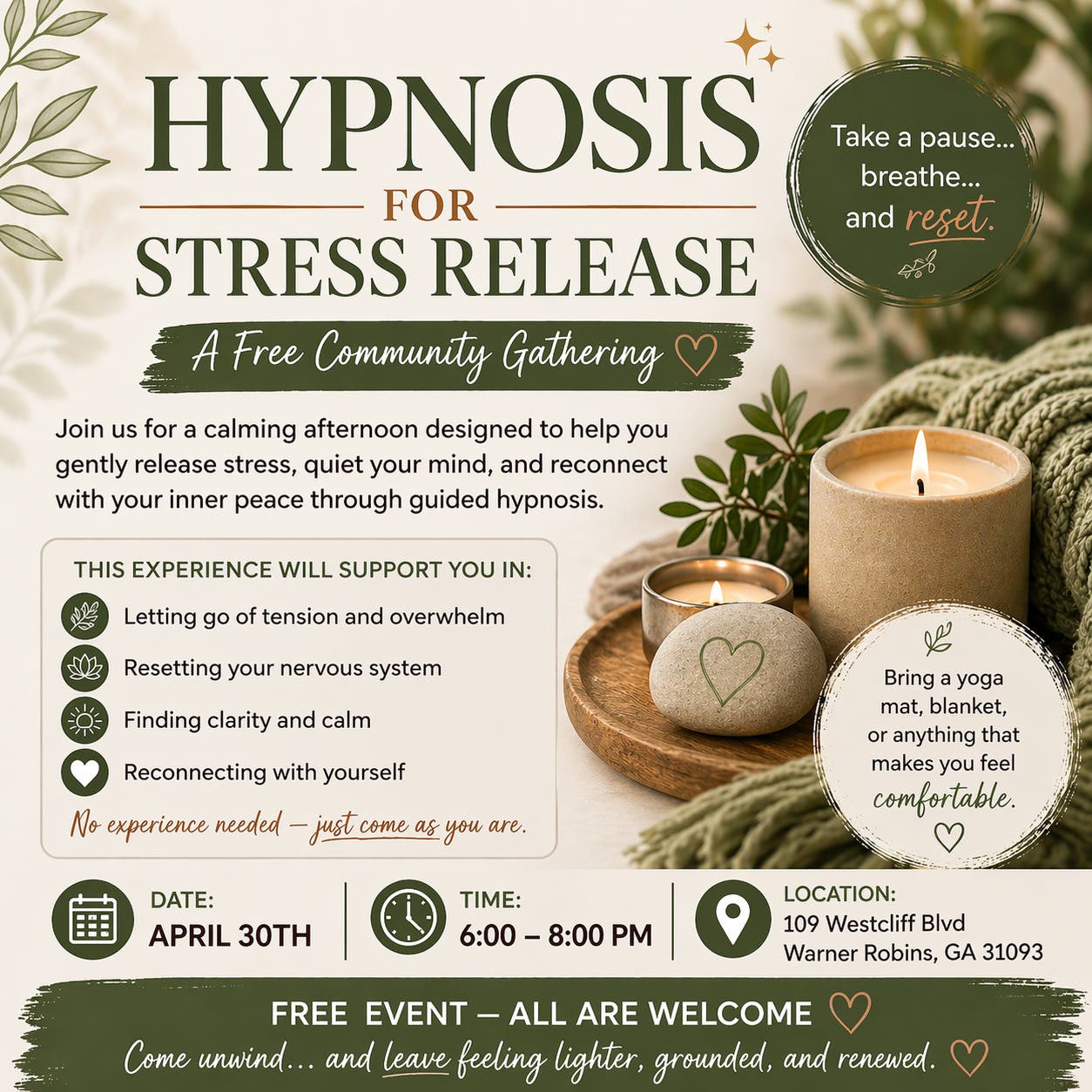 Hypnosis For Stress Release