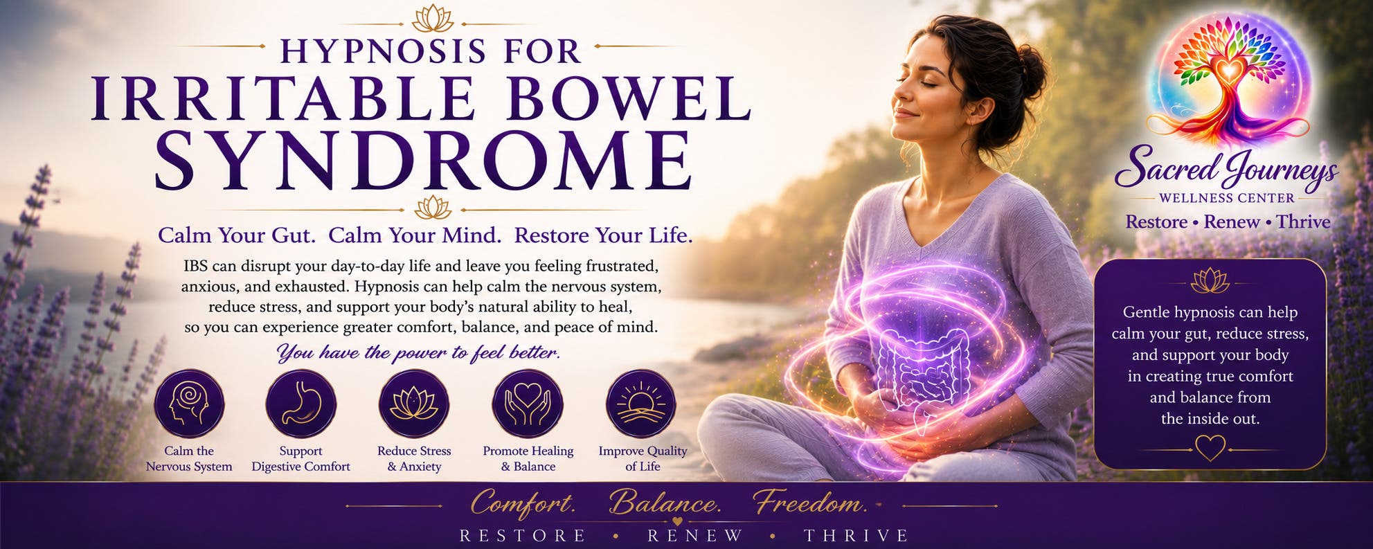 Hypnosis for Irritable Bowel Syndrome (IBS) & Digestive Issues 