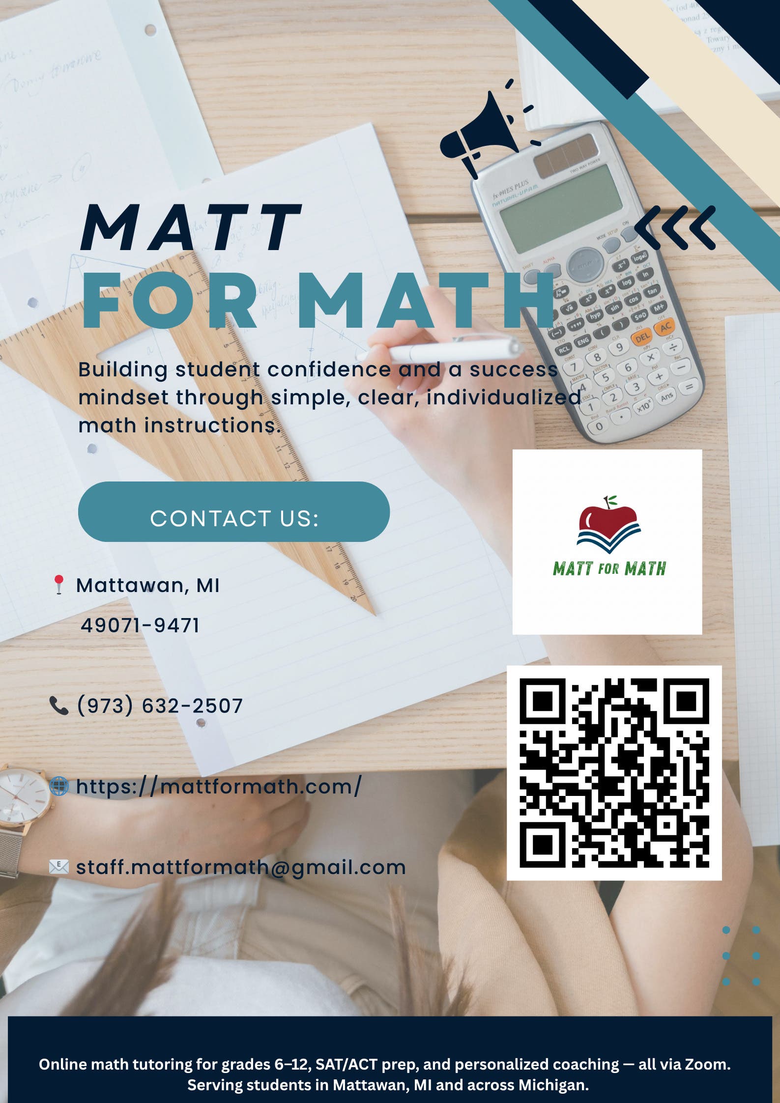 Unlock Your Child’s True Potential: Premium Math Tutoring in Mattawan, MI