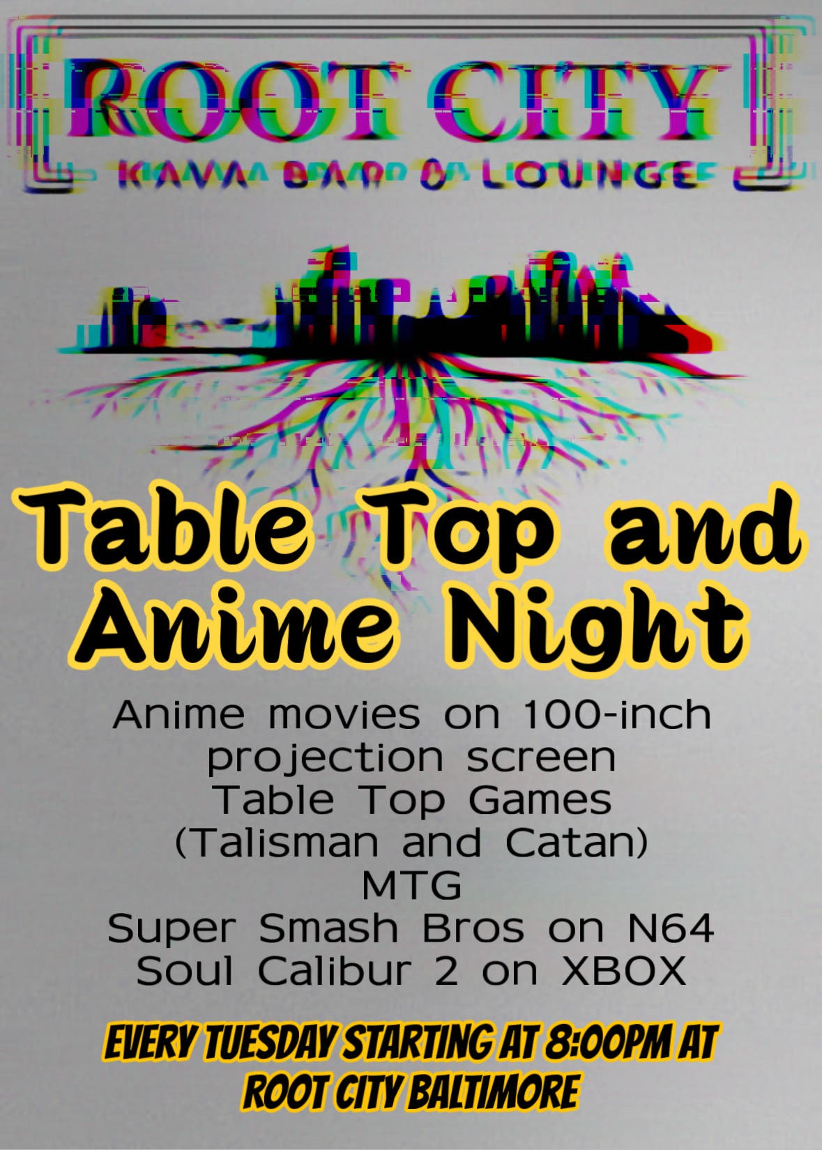 Table Top And Anime Night