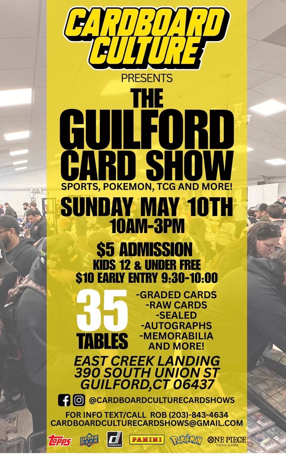 Cardboard Culture presents the Guilford Card Show!