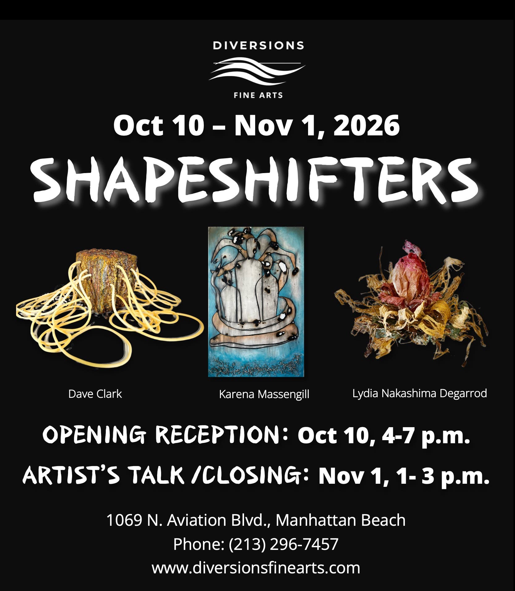 Shapeshifters (Artist’s Talk /Closing Reception)