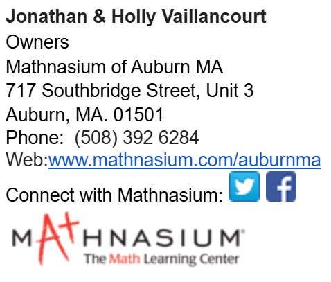 Mathnasium of Auburn MA
