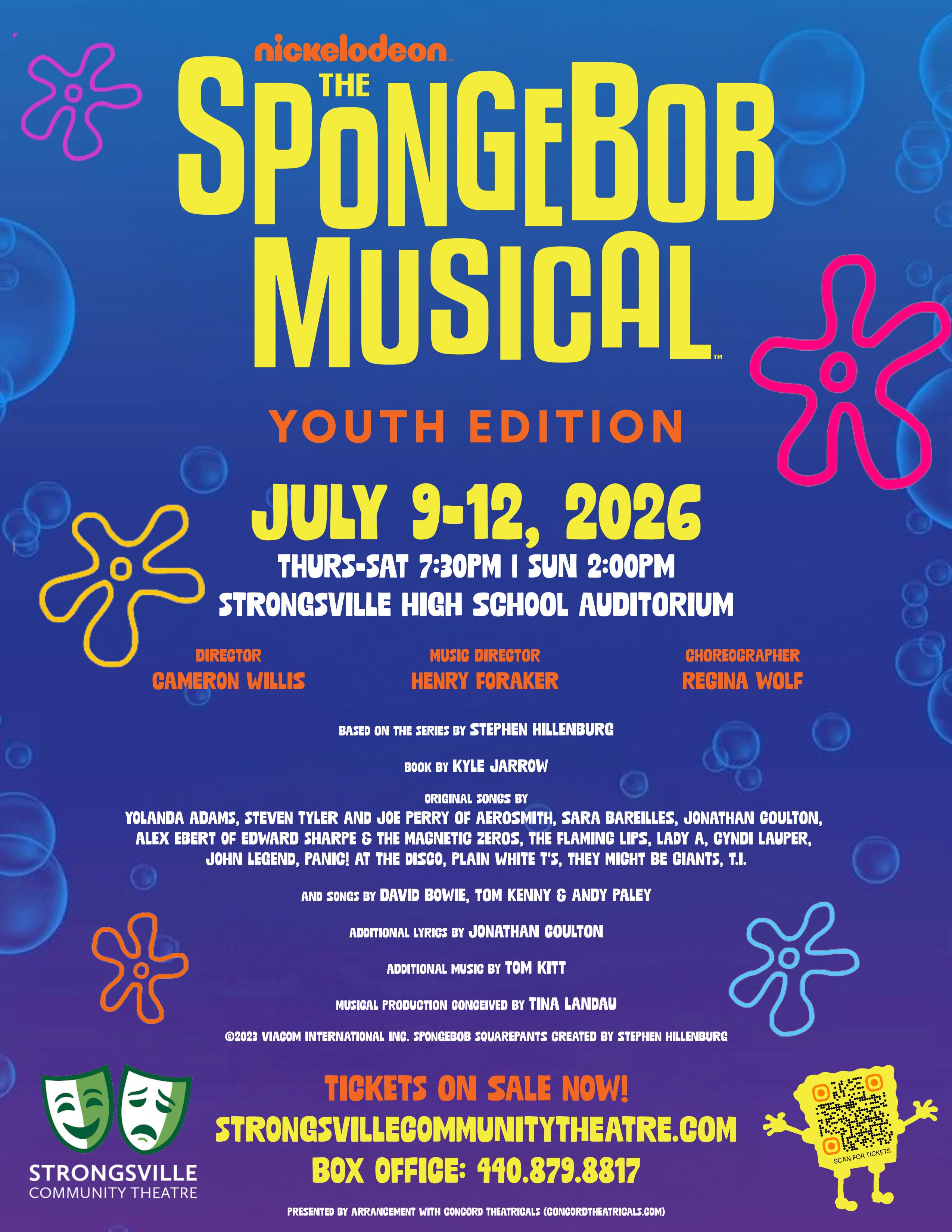 The SpongeBob Musical: Youth Edition - presented by Strongsville Community Theatre
