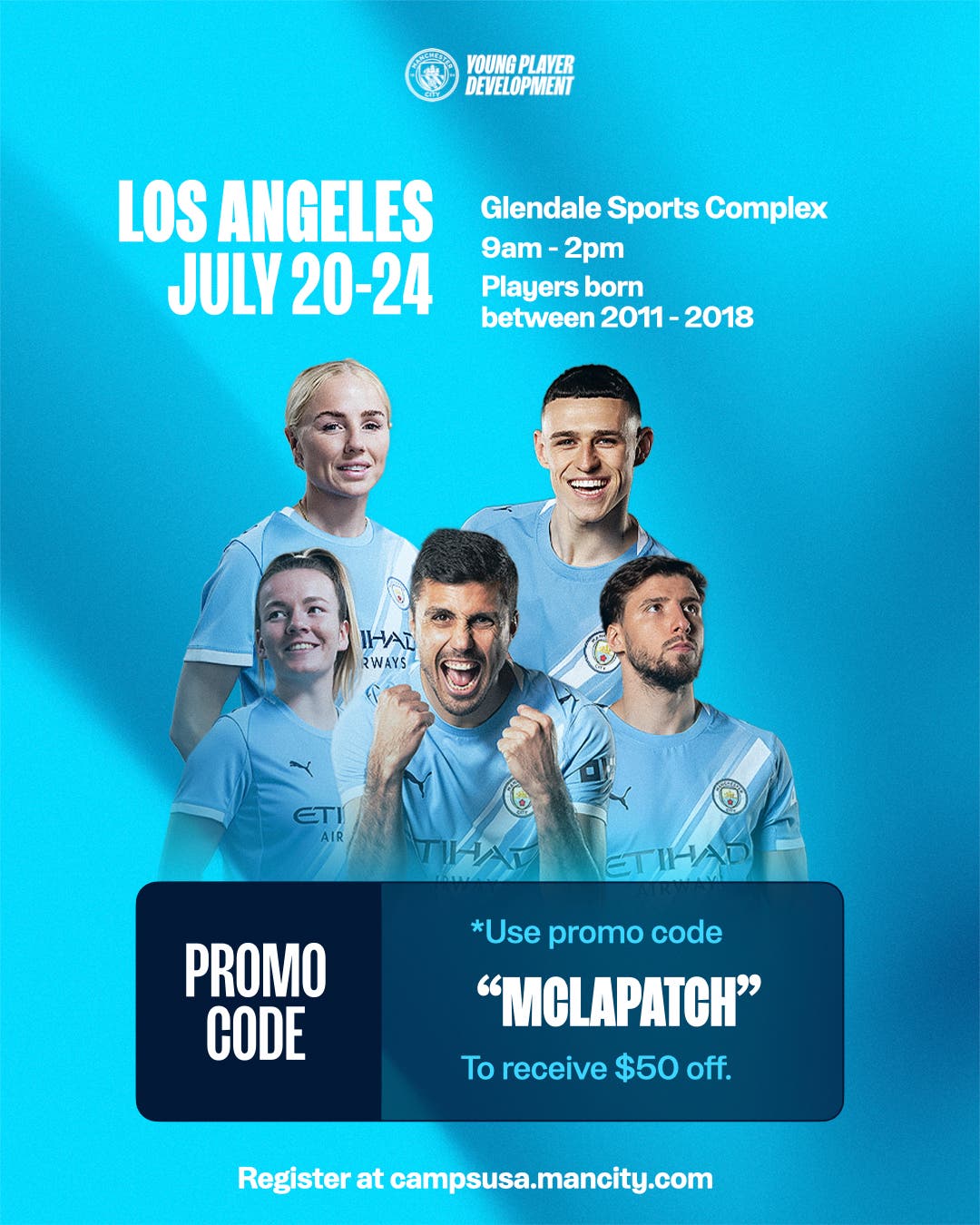 MANCHESTER CITY SOCCER Camp LOS ANGELES 2026 