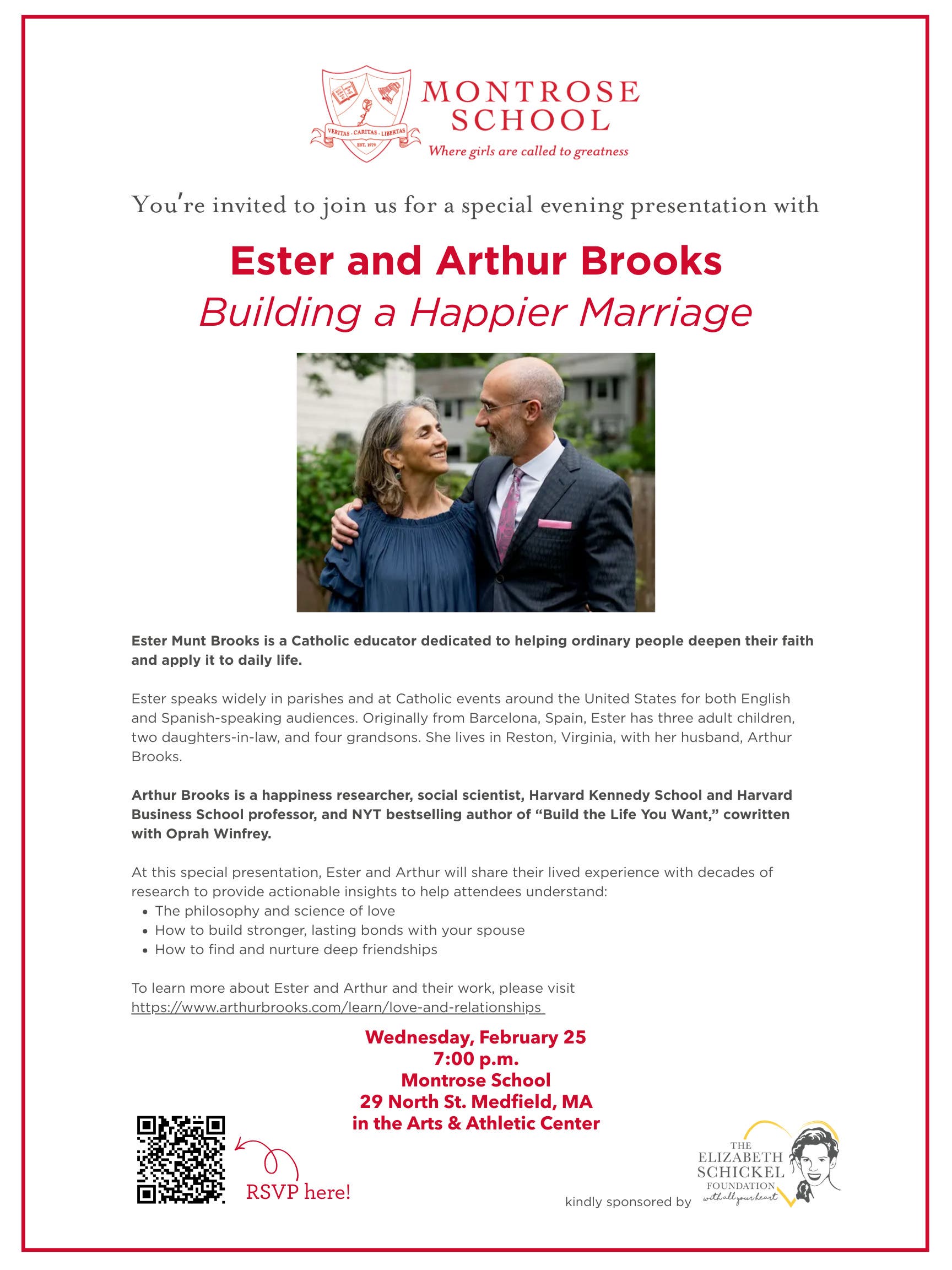 Ester and Arthur Brooks: "Building a Happier Marriage"
