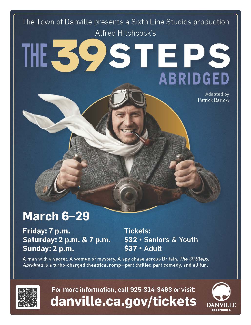 Professional Theatre Comes to Danville with The 39 Steps, Abridged