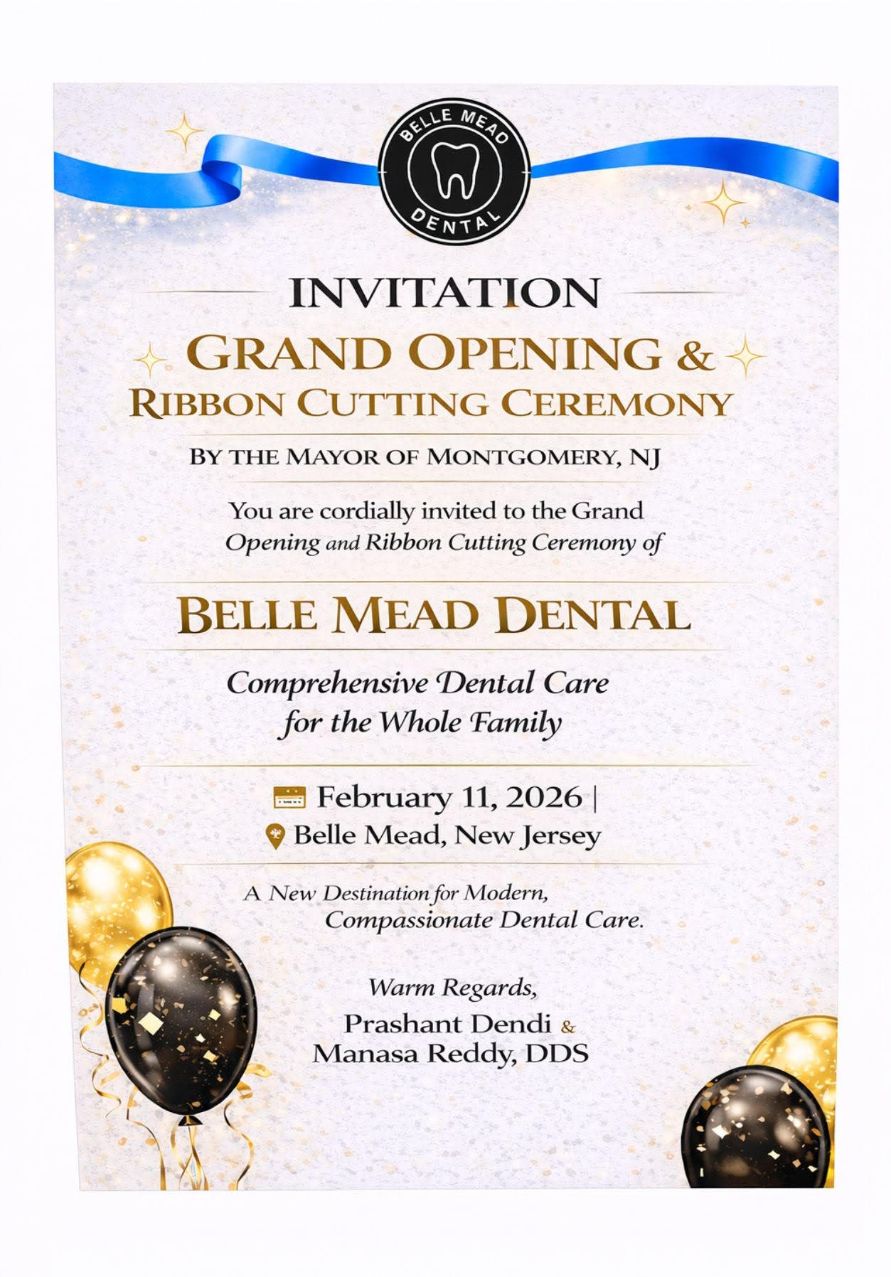 Grand Opening & Ribbon Cutting Ceremony By The Mayor Of Montgomery, Nj