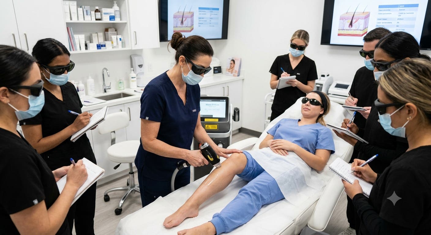 The Importance of Hands-On Laser Hair Removal Training for Aspiring Aesthetic Professional