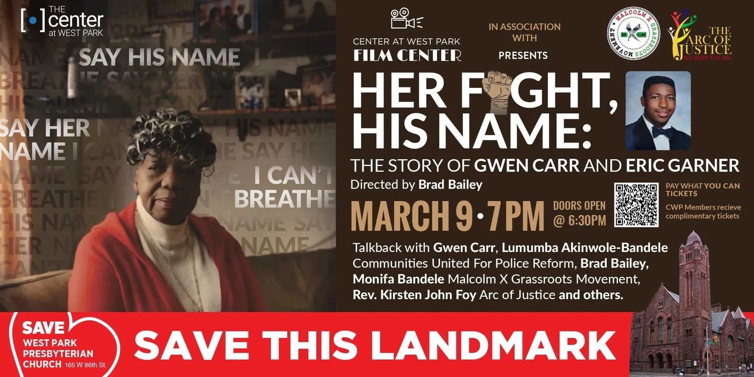 First Major NYC Screening of "Her Fight, His Name" Documentary about Eric Garner's Mother, Gwen Carr