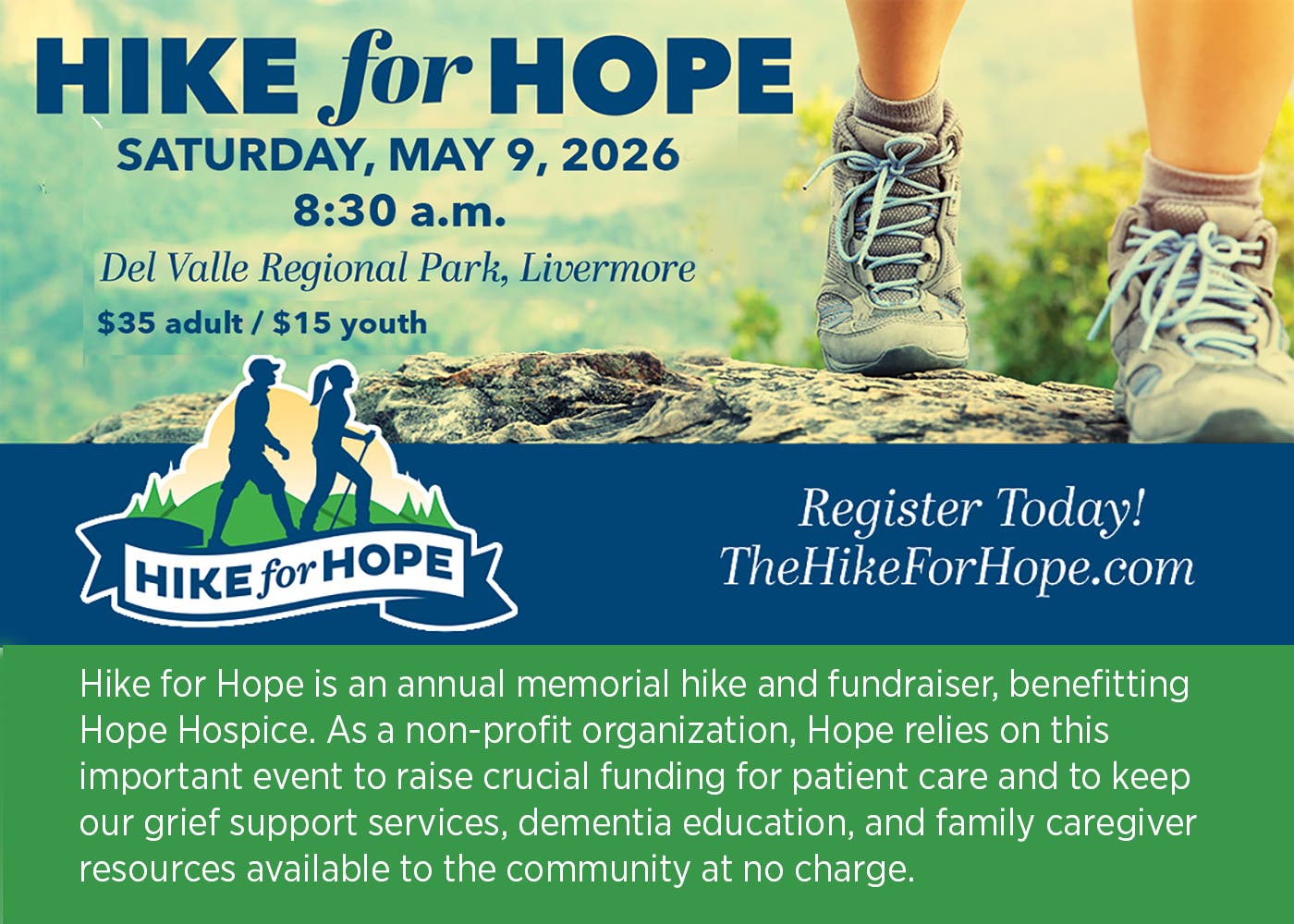 Hike for Hope 2026 - Del Valle Regional Park 