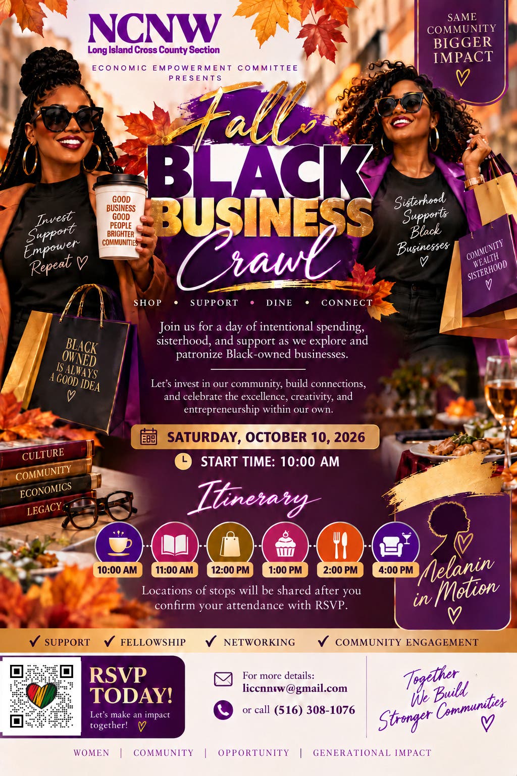 Melanin in Motion: Fall Black Business Crawl