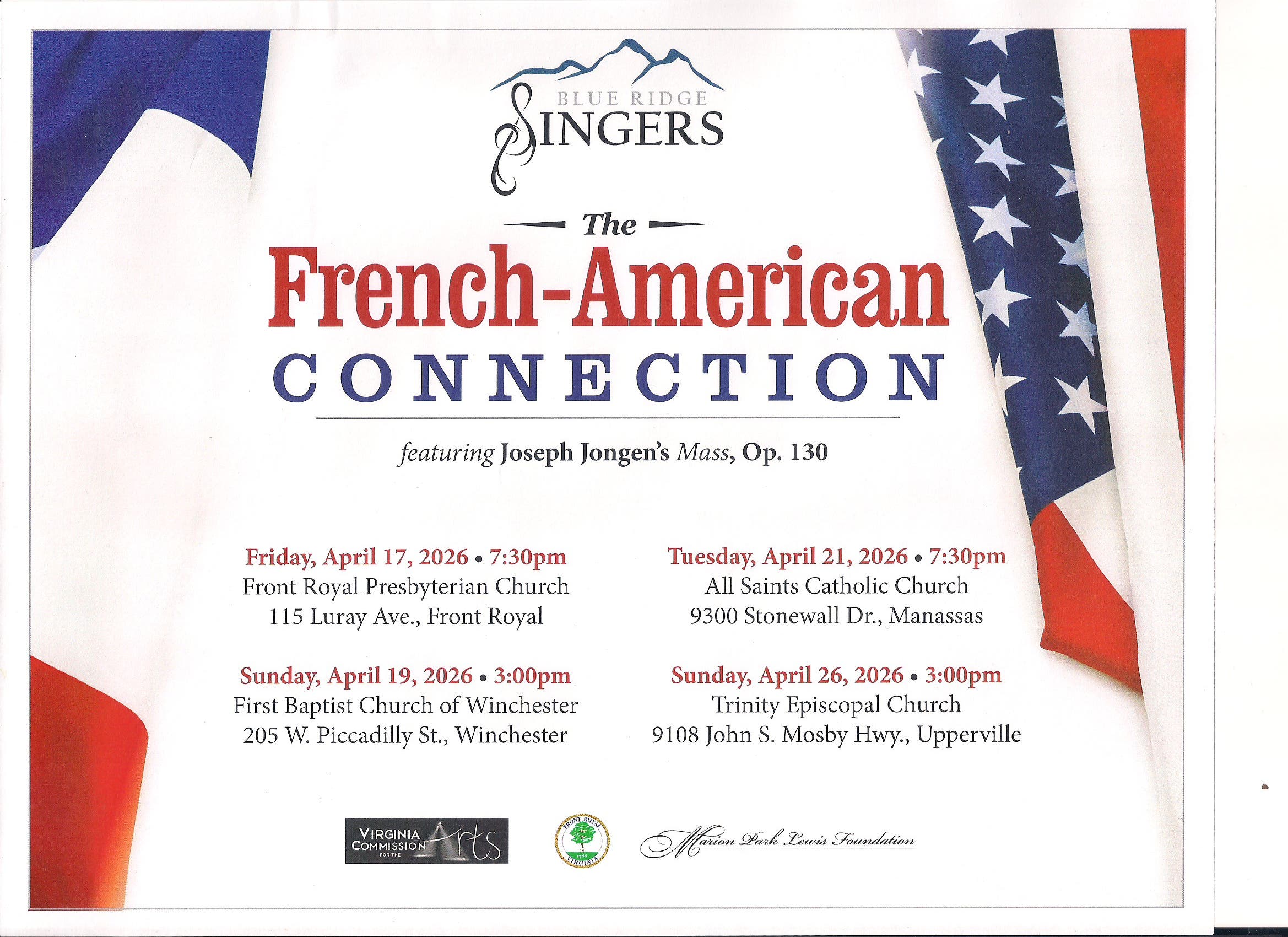 Blue Ridge Singers: The French-American Connection
